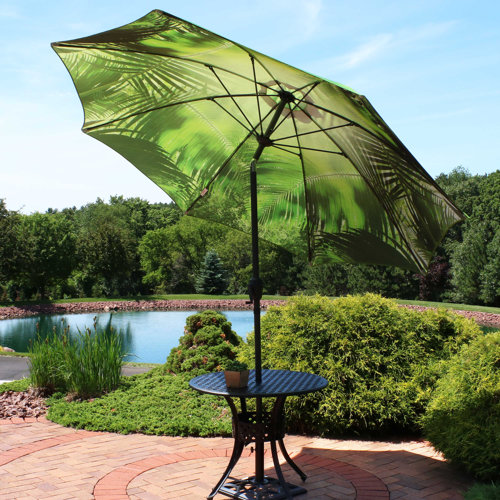 Arlmont & Co. Jaramillo 96'' Market Umbrella & Reviews Wayfair